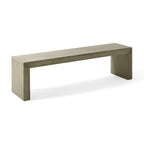 Acacia Wood Dining Bench with Versatile Use - Grey+Taupe