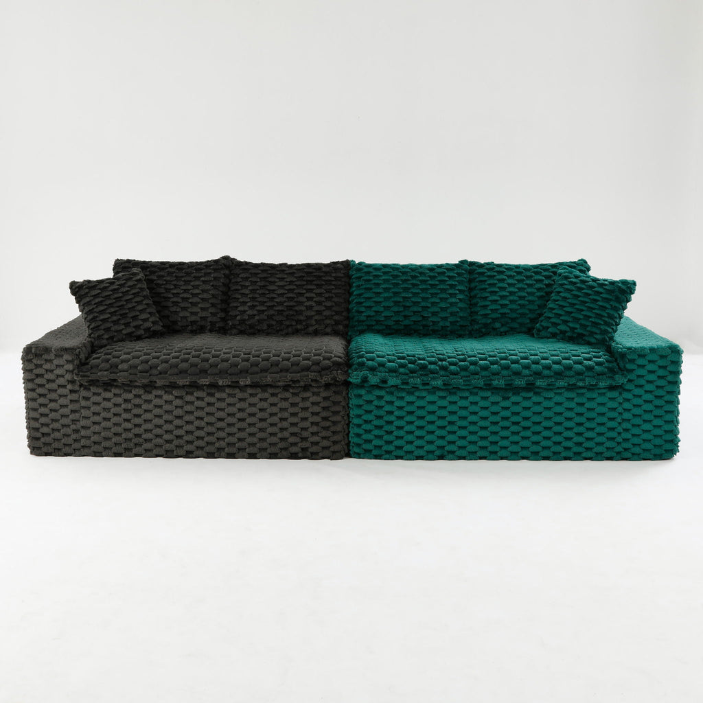 Multifunctional Stationary Sofa with Adjustable Layout - Choice of Color