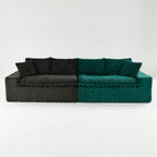 Multifunctional Stationary Sofa with Adjustable Layout - Choice of Color