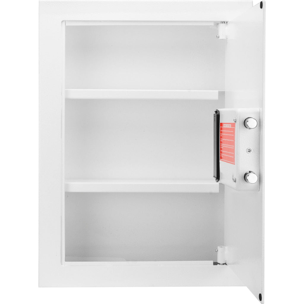 Biometric Wall Safe with 120-Fingerprint Security - White