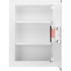 Biometric Wall Safe with 120-Fingerprint Security - White