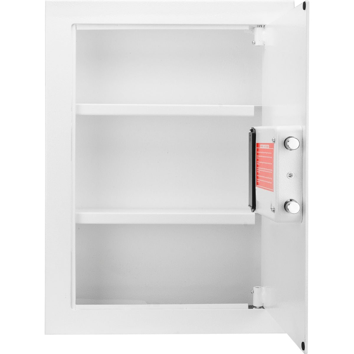 Biometric Wall Safe with 120-Fingerprint Security - White