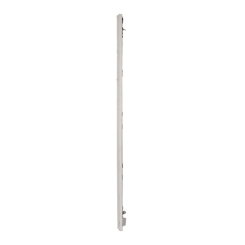 Distressed Floor Mirror with Full Body View - White