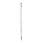Distressed Floor Mirror with Full Body View - White
