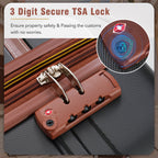 Hardshell Luggage Set 3-Piece Spinner with TSA Lock - Lightweight, Multiple Colors