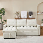 71.3" Reclining Sofa Bed with USB Ports - Chenille
