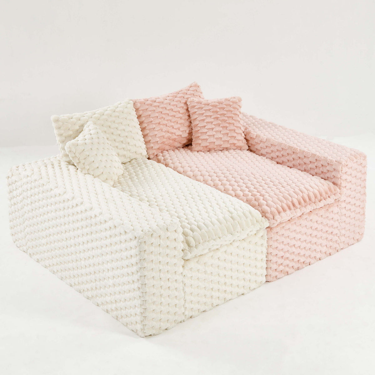 Multifunctional Stationary Sofa with Adjustable Layout - Choice of Color
