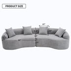 4 Seater Sofa With Fabric for Living Room