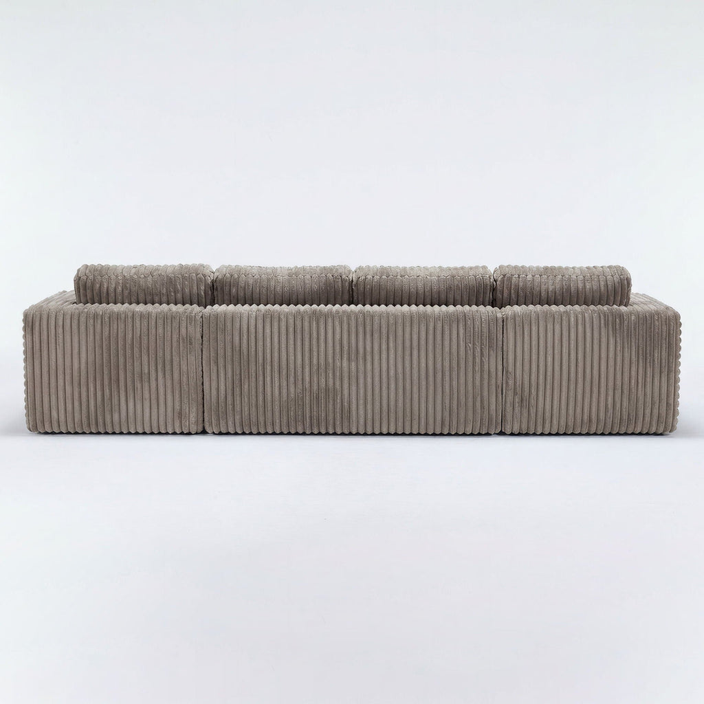 U-Shape Modular Sectional Sofa with Modular Design - Corduroy
