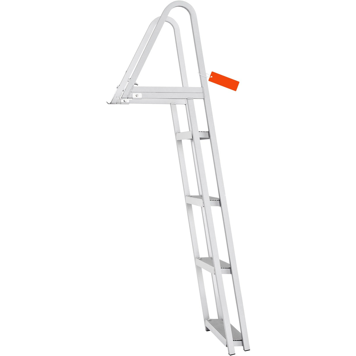Dock Ladder with 4 Removable Steps and 350 lbs Capacity - Aluminum Alloy