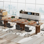 Vintage Executive Desk with Thickened Tabletop – Light Brown or Dark Brown