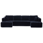 U-Shape Modular Sectional Sofa with Modular Design - Corduroy