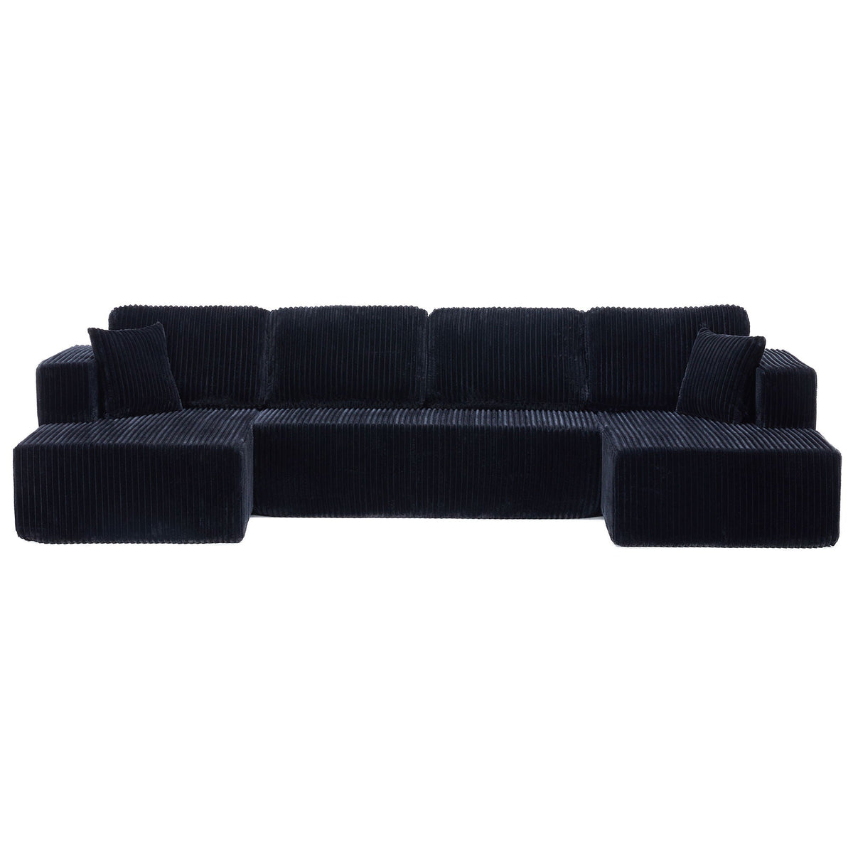 U-Shape Modular Sectional Sofa with Modular Design - Corduroy