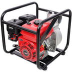 Gasoline Powered Water Pump with 3" Inlet & Outlet, 264GPM Flow - Black / Red