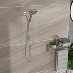 Multi Function Adjustable Hand Shower with 8 Settings - Brushed Nickel