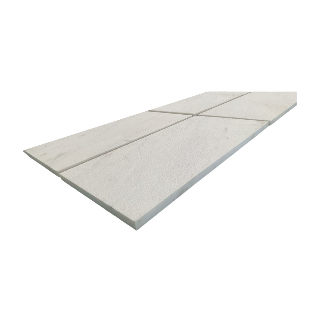 Textured 3D Decorative Tiles with Polished Marble Surface - Yellow, Gray, or White