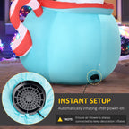 Outsunny 5ft Christmas Inflatable Outdoor Decoration