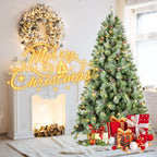 7FT Christmas Tree With 400 Warm Lights
