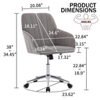 Adjustable Ergonomic Office Chair with Swivel Backrest Seat - Multiple Colors