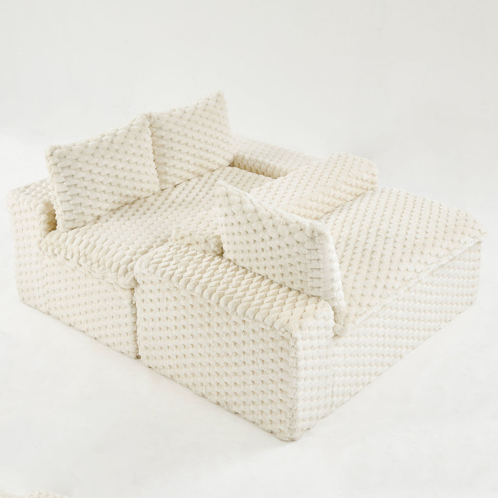 Multifunctional Sofa with Adjustable Layout - Multiple Colors