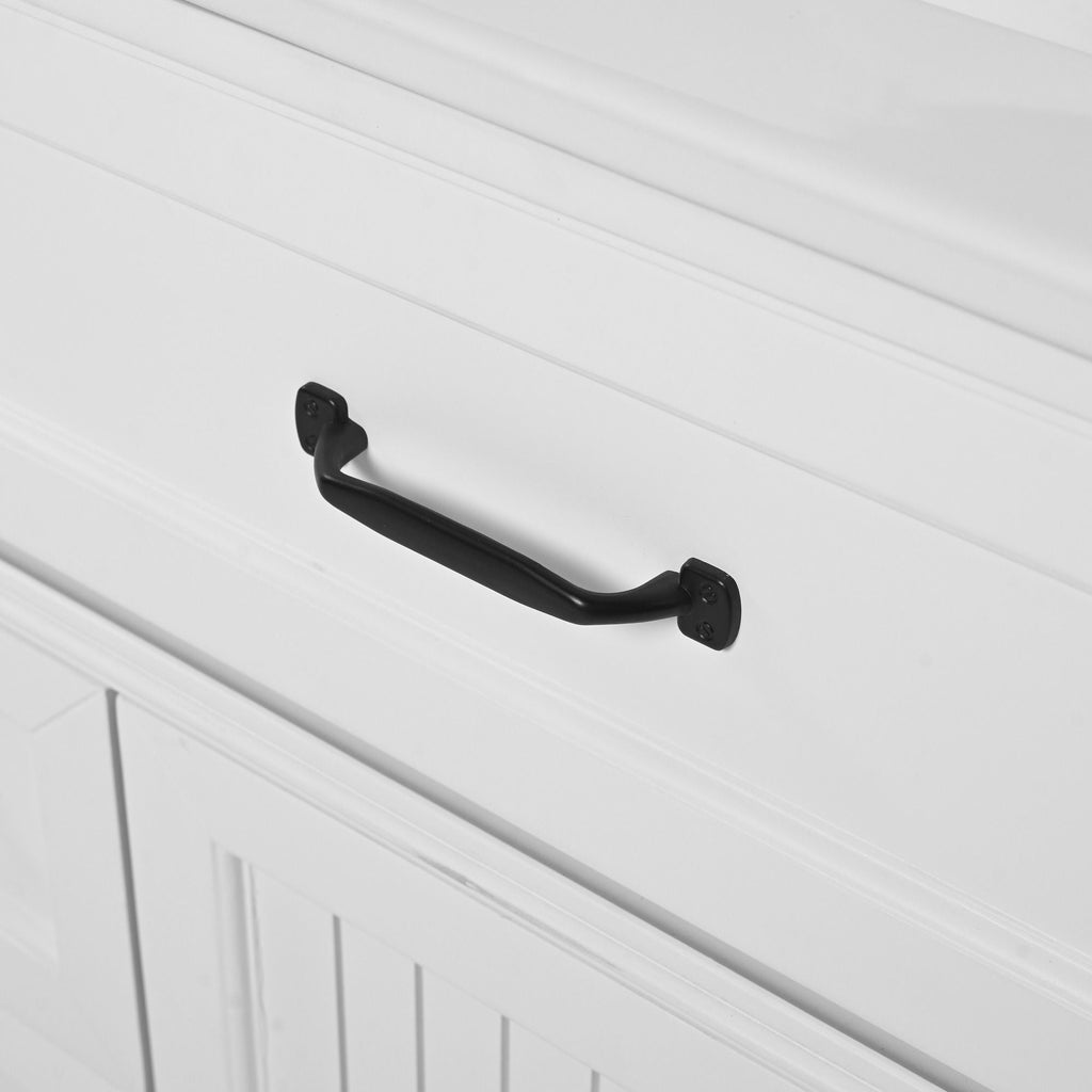 Bathroom Vanity With Sink and Drawers - Freestanding Solid Wood Cabinet