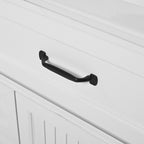 Bathroom Vanity With Sink and Drawers - Freestanding Solid Wood Cabinet