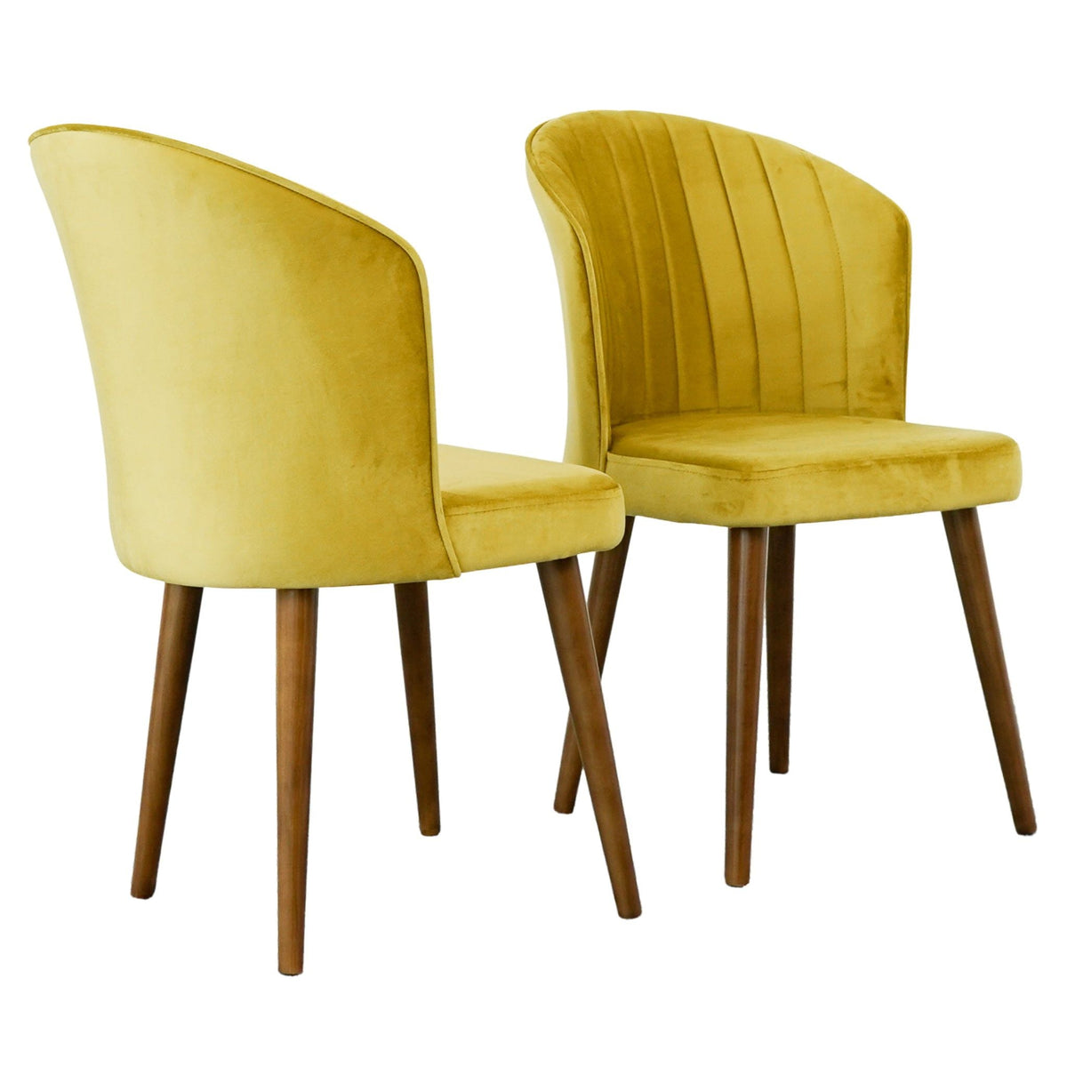 Comfortable Parsons Dining Chair Set with No Assembly Required - Beige, Blue, Yellow