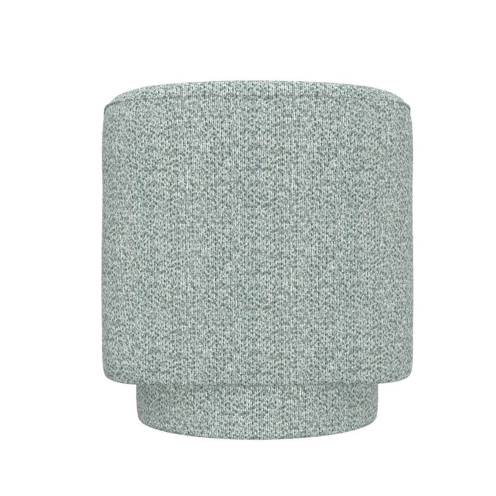 Fabric Swivel Accent Chair with Compact Design - Light Blue, Dark Green, White, Gray, Blue