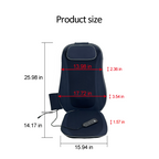 Shiatsu Back Massager with Kneading and Heating - Dark Blue