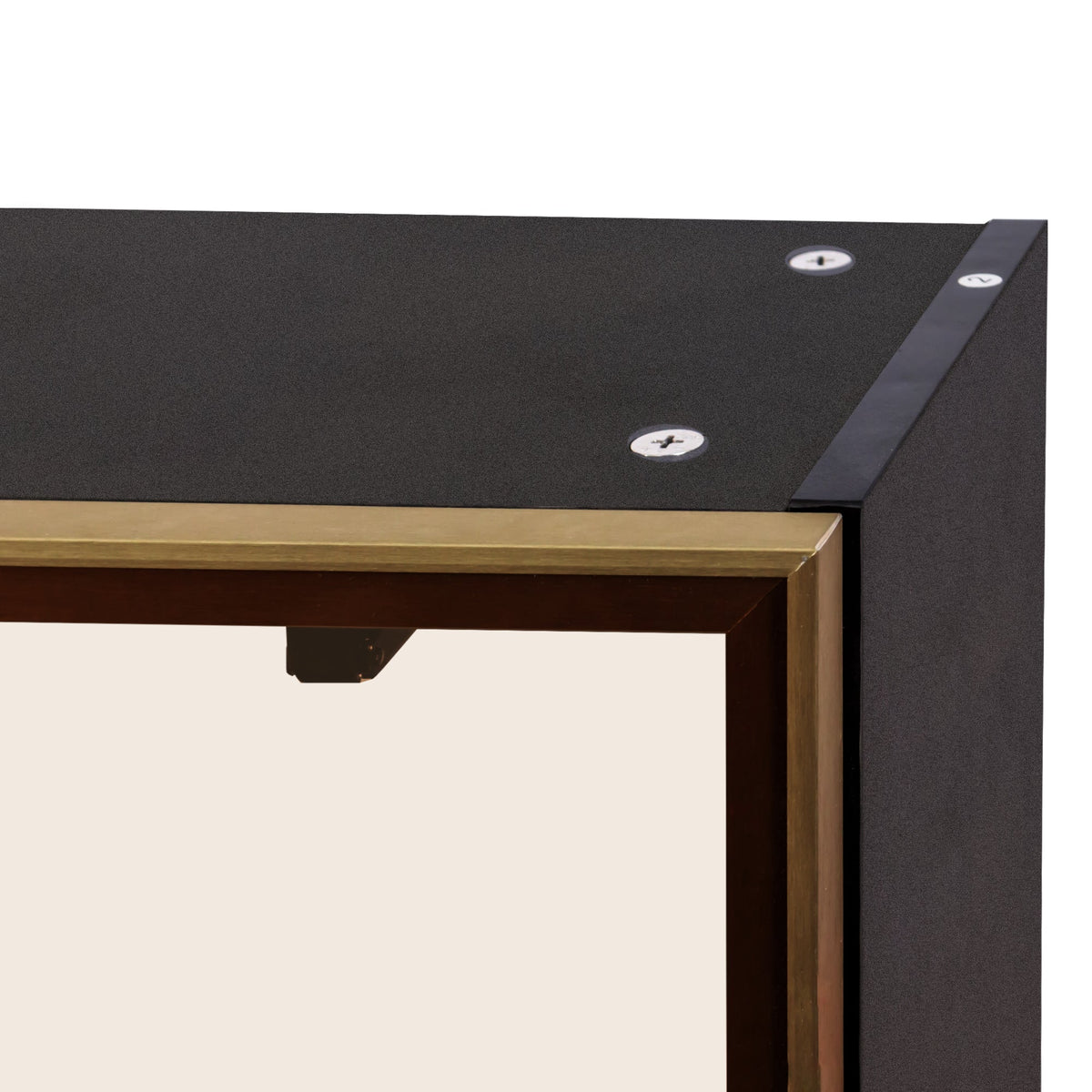 Large-Capacity Spice Rack Wall Mounted Storage Cabinet with Up-Flip Door - Particle Board