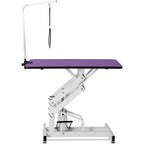Hydraulic Pet Grooming Table with Adjustable Height - Purple or Pink