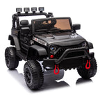 24V Kids Ride On Car with Remote Control and Bluetooth - Black