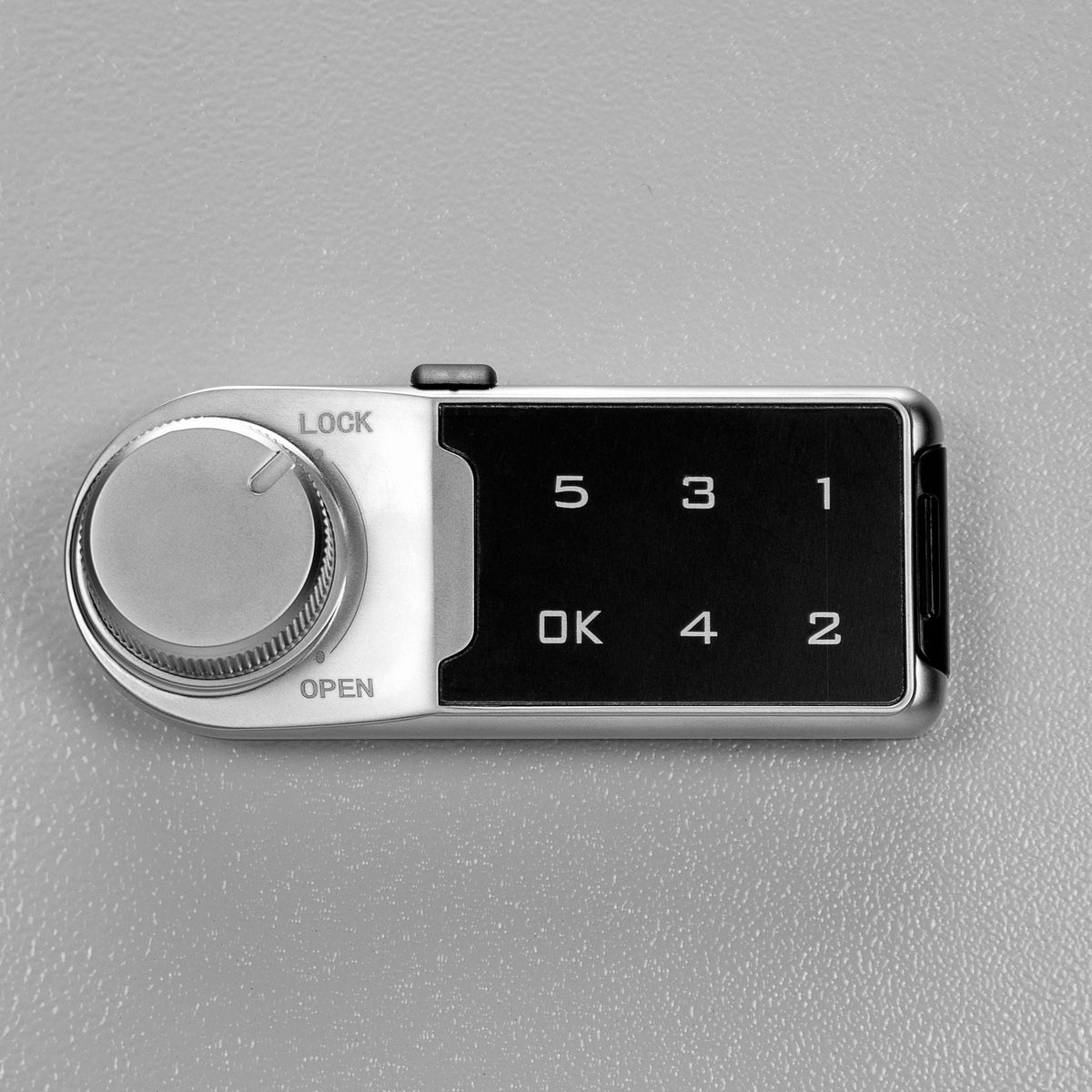 Adjustable Key Lock Box with Digital Lock - 400 Key Capacity - Gray