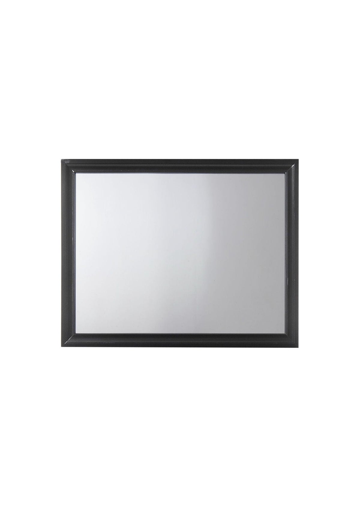 Minimalist Design Mirror with Smooth Edge - White, Black, or Dark Gray