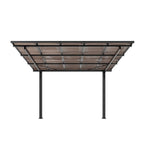 10x10FT PC Roof Carport with Galvanized Steel Frame