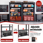 72"H Heavy Duty 5-Tier Shelving Rack