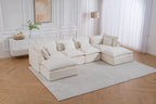 Cloud Couch Oversized Modular Sectional Sofa with Flexible Configuration - Antique White or Grey