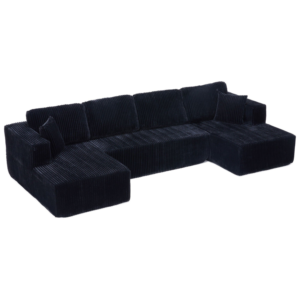 U-Shape Modular Sectional Sofa with Modular Design - Corduroy