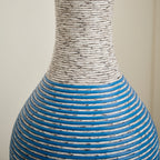 Classic And Neat Floor Vase with High Independent Stand - Multiple Colors