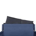 3-in-1 Convertible Folding Outdoor Wagon with Bench Seat - Dark Blue
