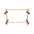 Freestanding Kayak Storage Rack with Adjustable Width - Orange or Natural