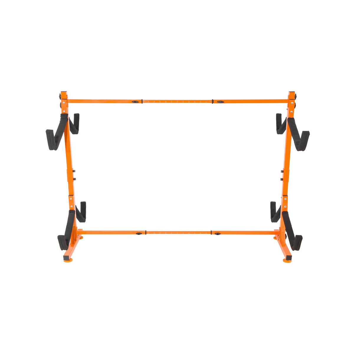 Freestanding Kayak Storage Rack with Adjustable Width - Orange or Natural