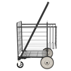 Bigger Super Jumbo Shopping Cart with Foldable Metal Frame - Metal