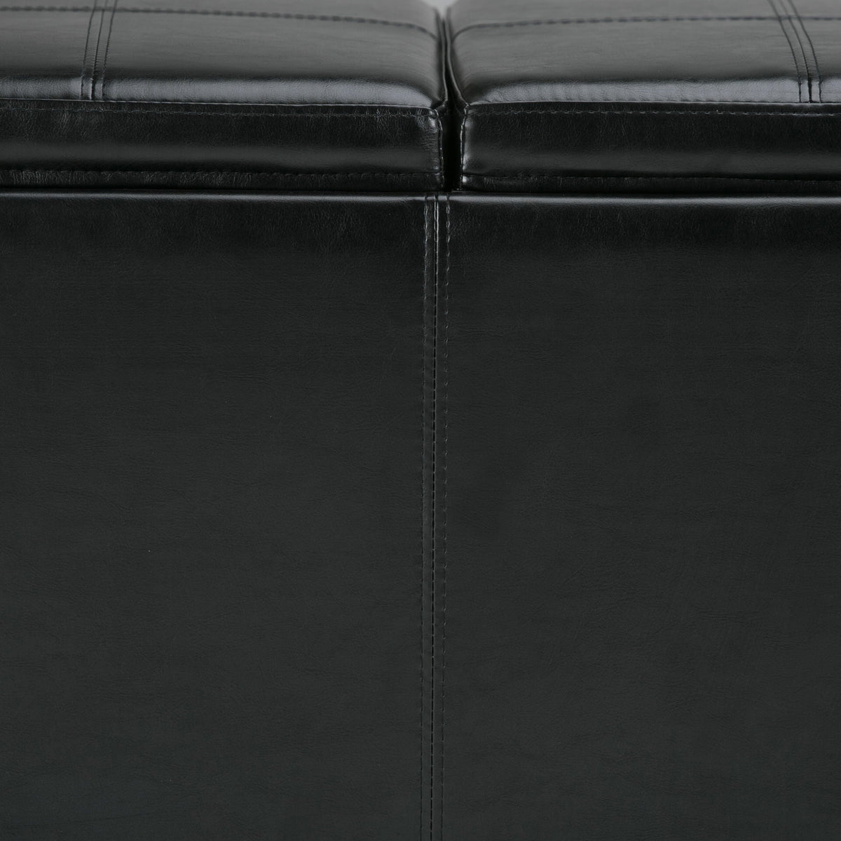 Avalon Upholstered Storage Ottoman with Flip-Over Serving Trays - Multiple Colors