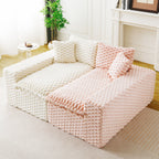 Multifunctional Stationary Sofa with Adjustable Layout - Choice of Color