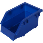 90 Parts Bin Shelving Storage Organizer with Locking Wheels - Black/Yellow