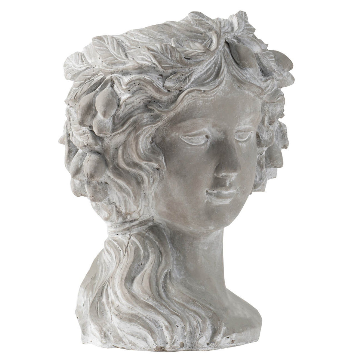 Cement Bust Wall Planter - Indoor & Outdoor Decor