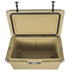 85 Quart Bear-Resistant Rotomolded Cooler with 6-Day Ice Retention - Khaki