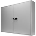 Adjustable Key Lock Box with Digital Lock - 400 Key Capacity - Gray