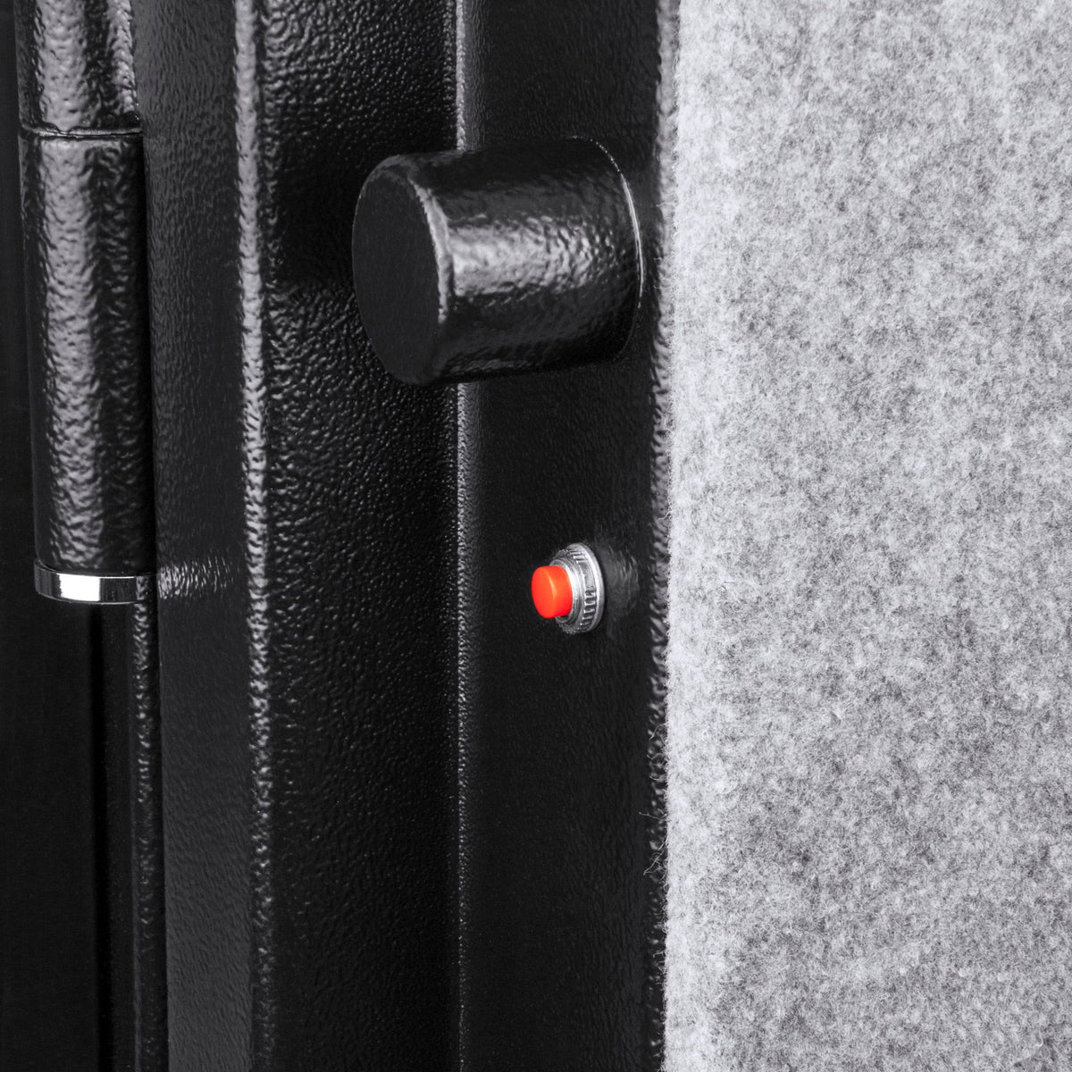 Tall Fireproof Protection Safe Vault with Solid Steel Construction - Black